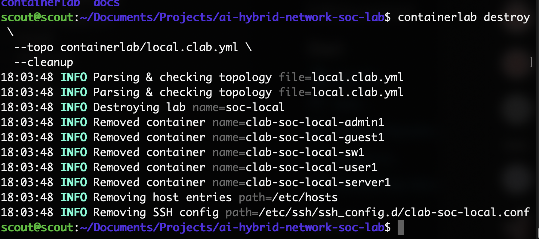 Adding core1 and inter-VLAN routing — lab screenshot 1