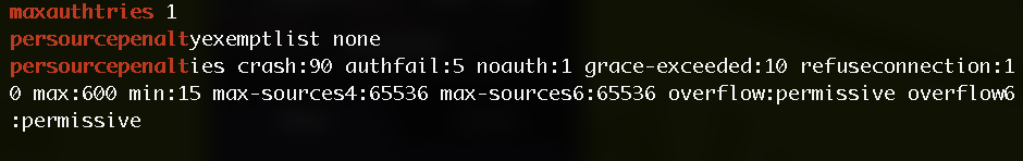 SSH password guessing — lab screenshot 1